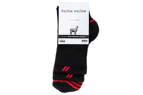 Hollow alpaca socks - Hollow Alpaca Socks moisture-wicking properties quickly pull moisture away from the skin to the fabric's surface for evaporation, making them a perfect match for rain, puddles, sweat, or whatever else the trail brings. feet have never been drier. NAte g. VERIFIED BUYER